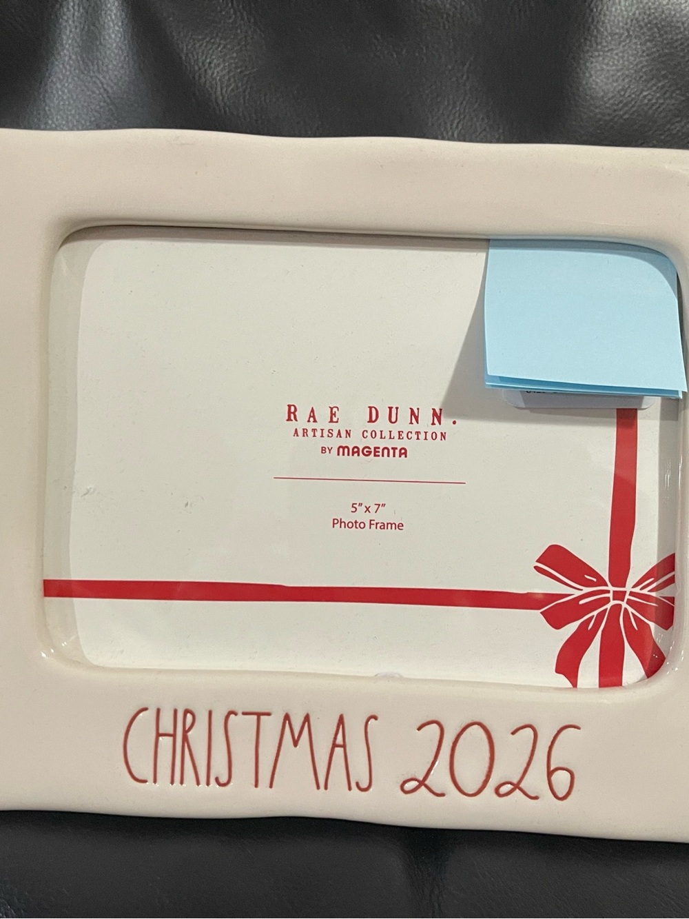 Christmas Rae Dunn Picture Frame - Rae Dunn CHRISTMAS 2026 Picture Frame White - Picture 5 of 11